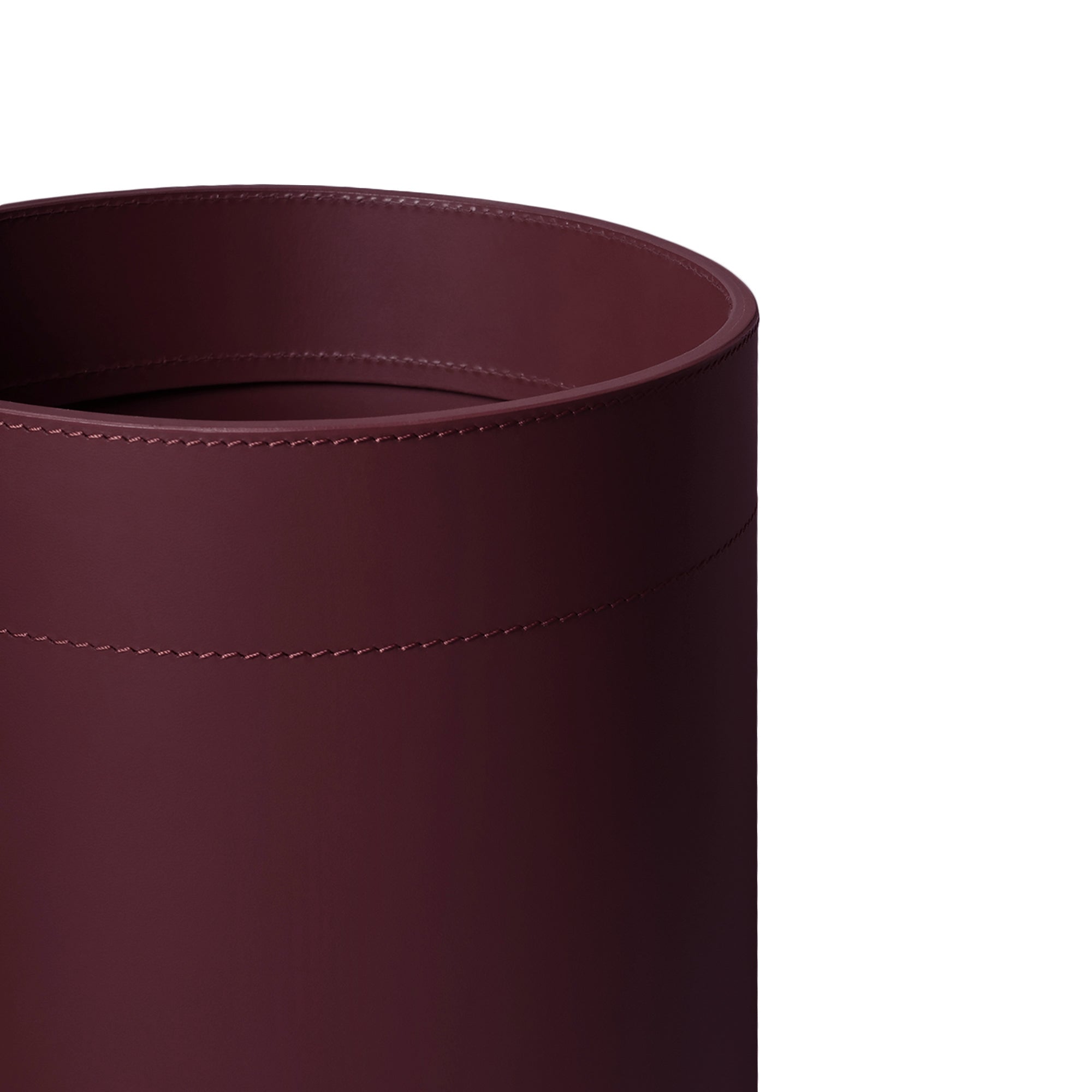 Sterling Classic Wastebin With Metal Inner Bordeaux