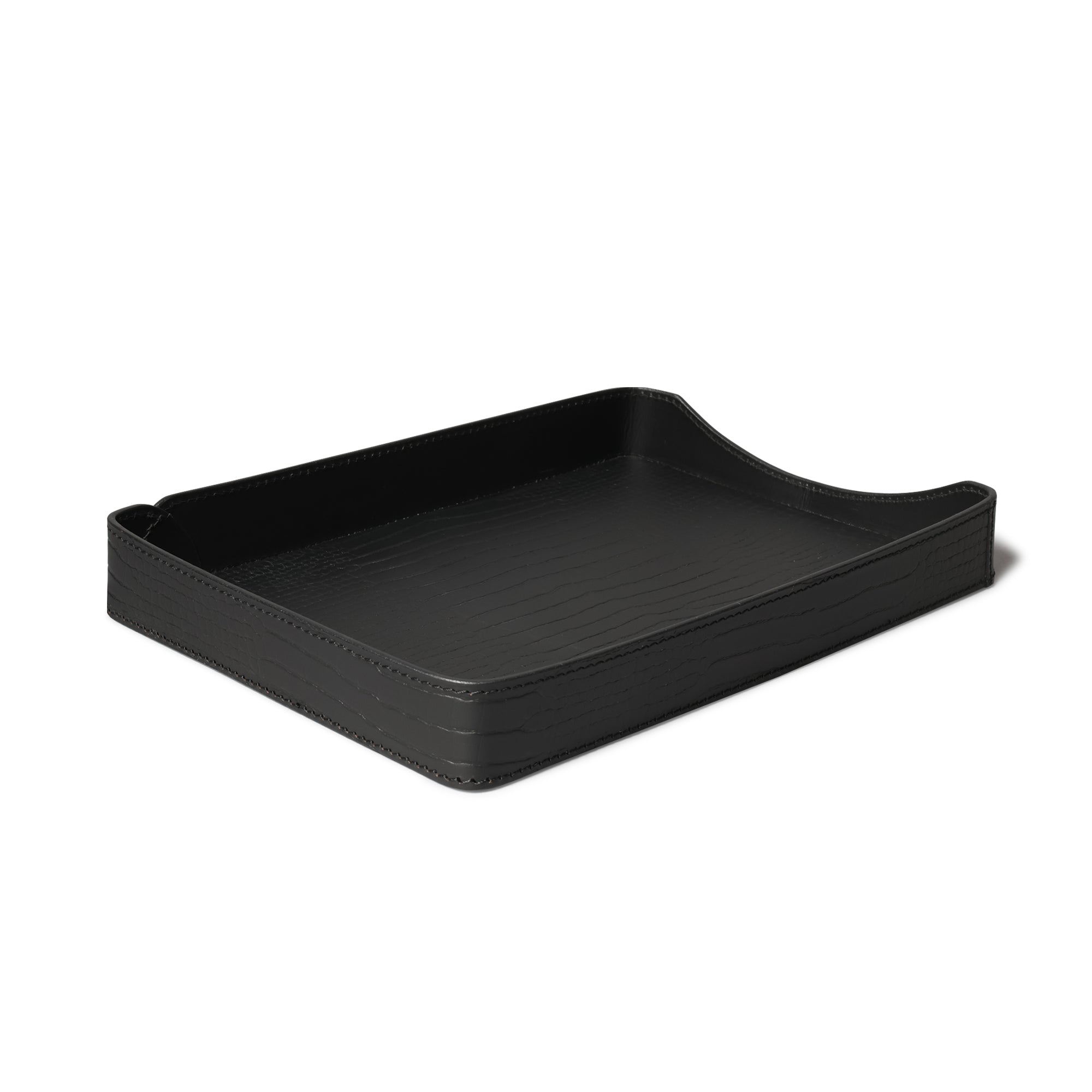 Sterling Croco A4 Papertray Black
