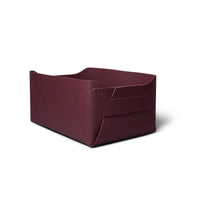 Sterling Croco Multipurpose Basket Bordeaux