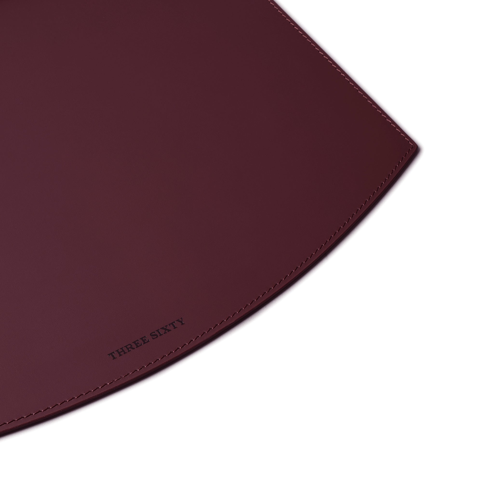 Sterling Croco Desk Blotter Bordeaux