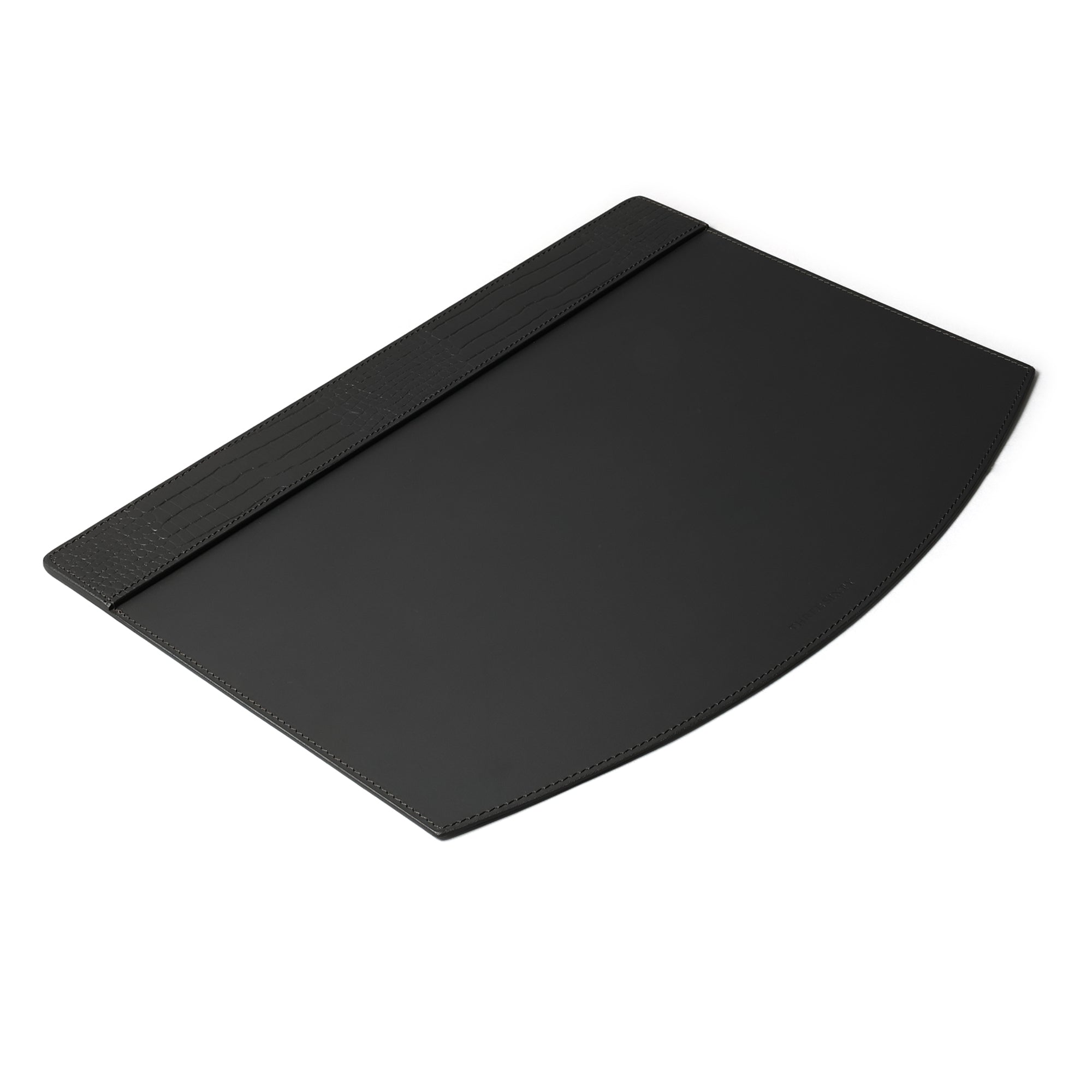 Sterling Croco Desk Blotter Black