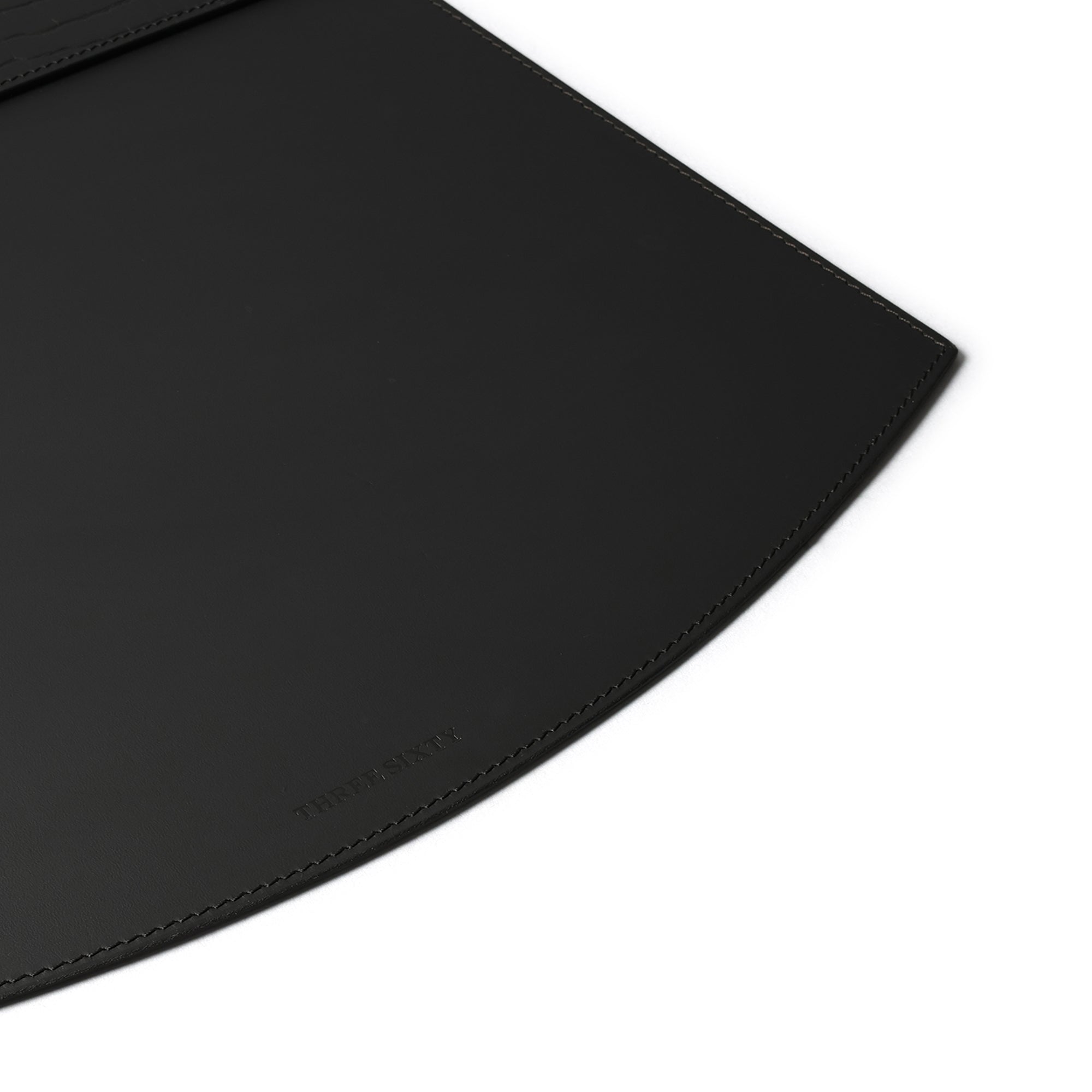 Sterling Croco Desk Blotter Black