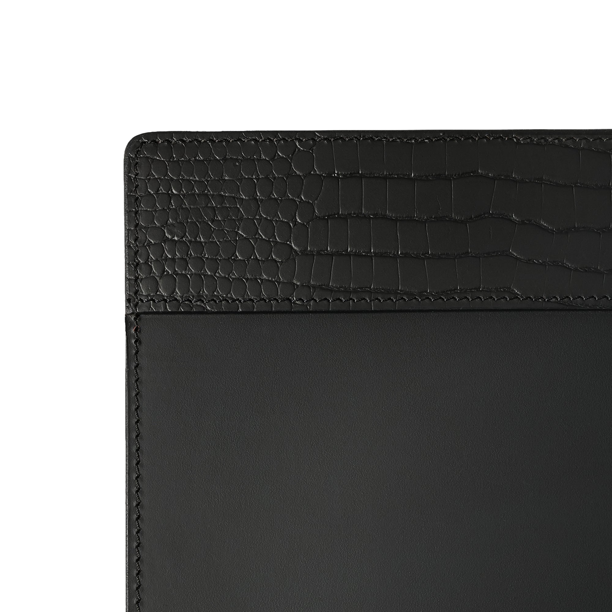Sterling Croco Desk Blotter Black