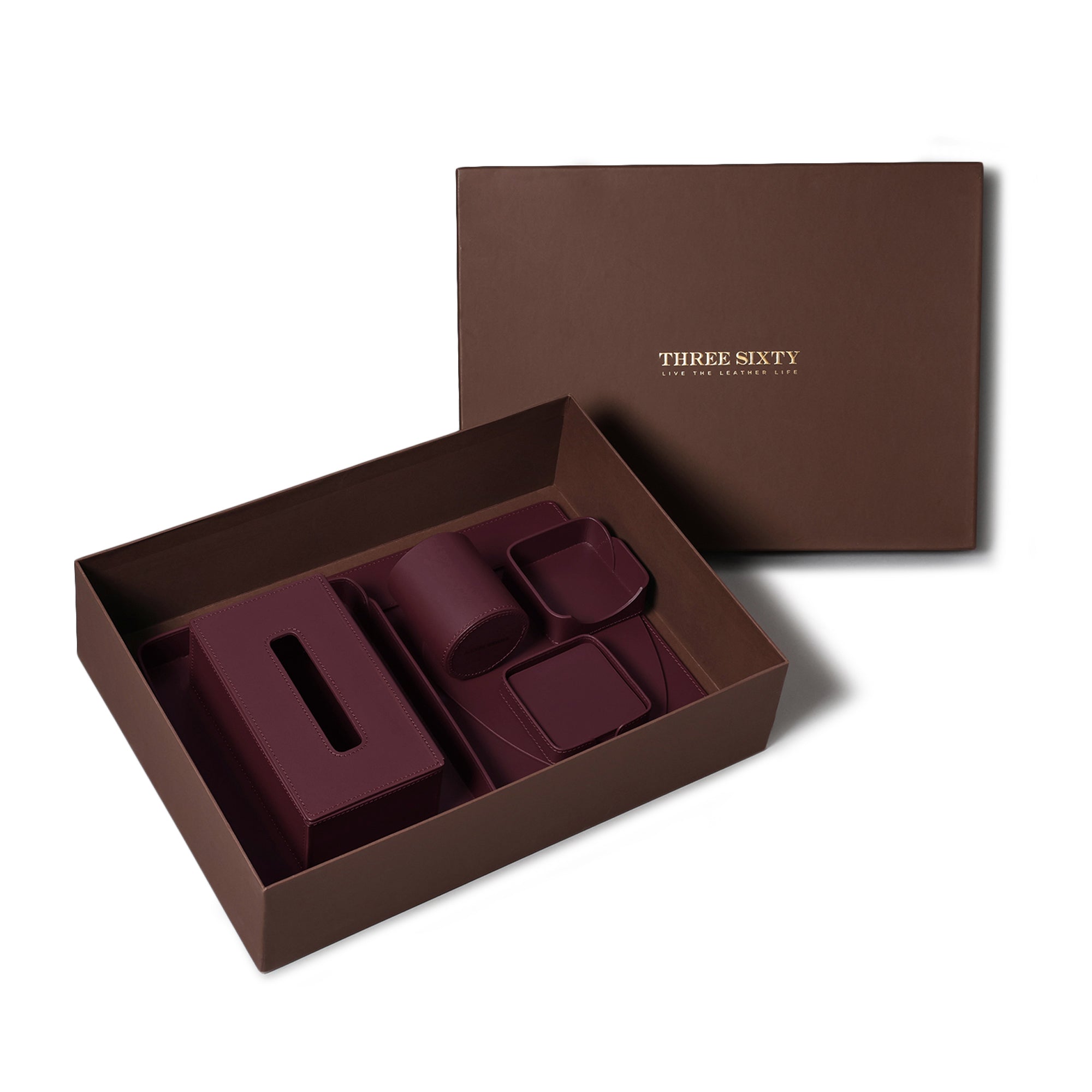 Sterling Classic Desktop Set Bordeaux
