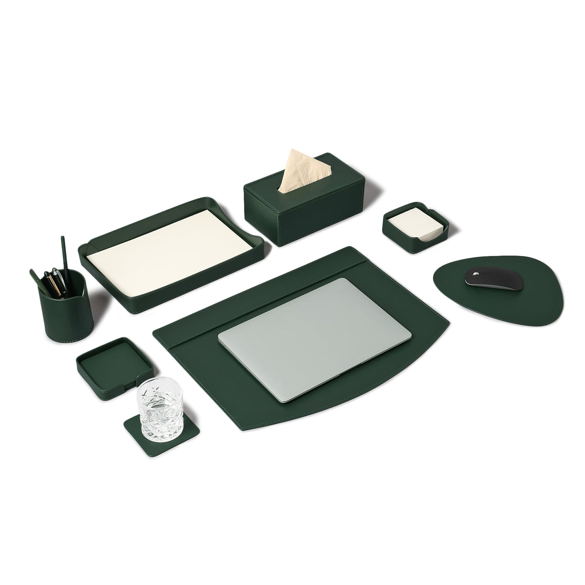 Sterling Classic Desktop Set Green