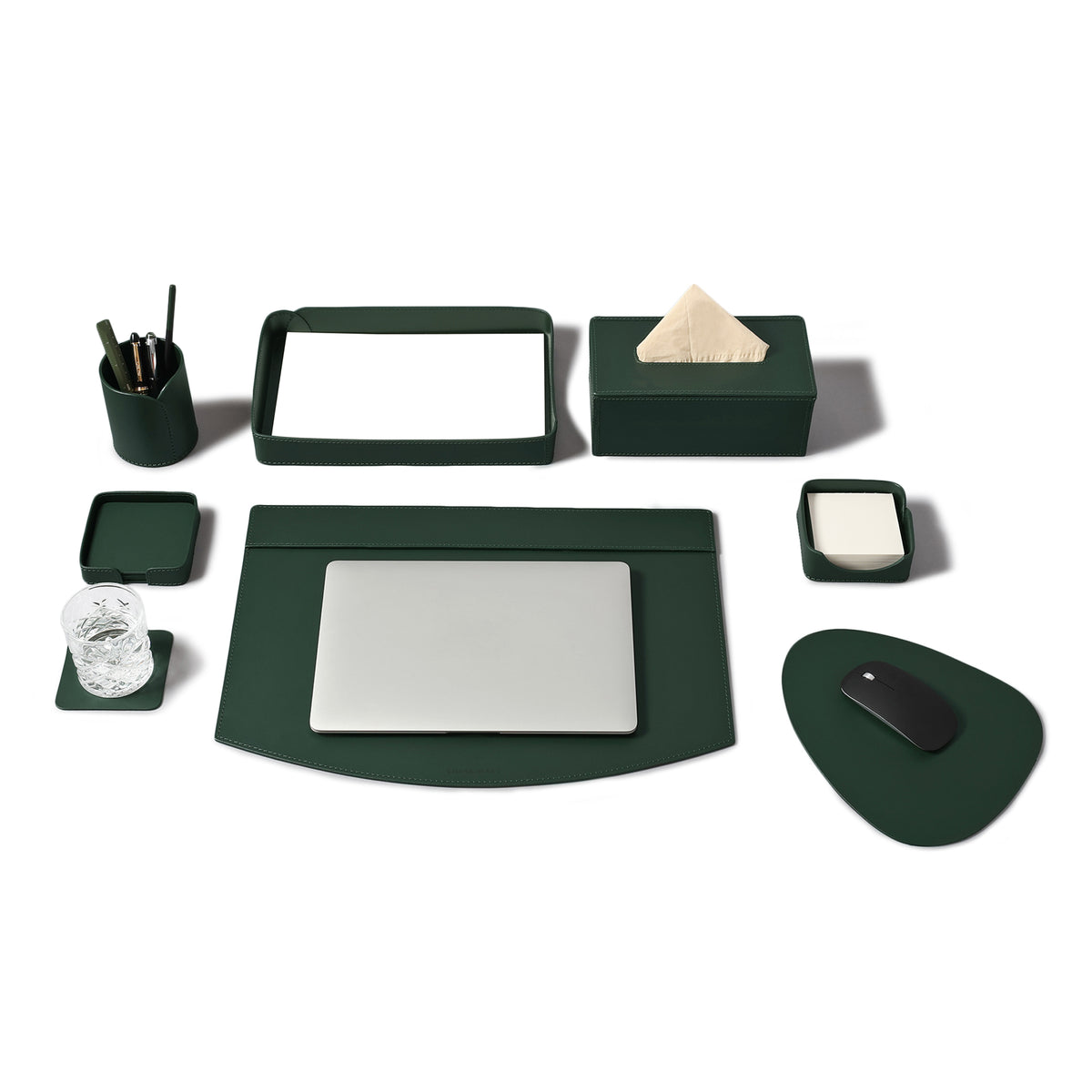 Sterling Classic Desktop Set Green