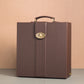 Briefcase Portable Bar Brown