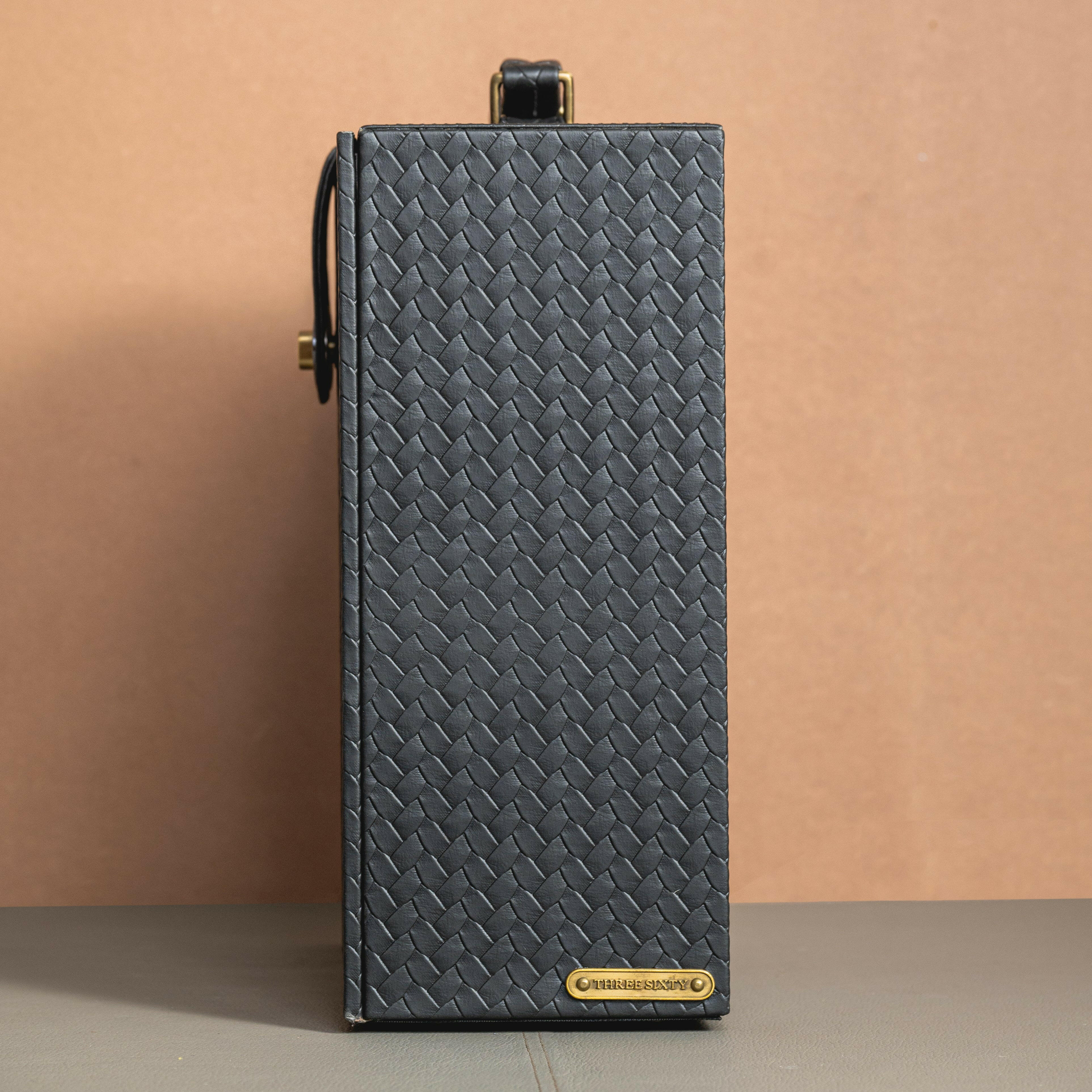 Entwine Briefcase Portable Bar Black