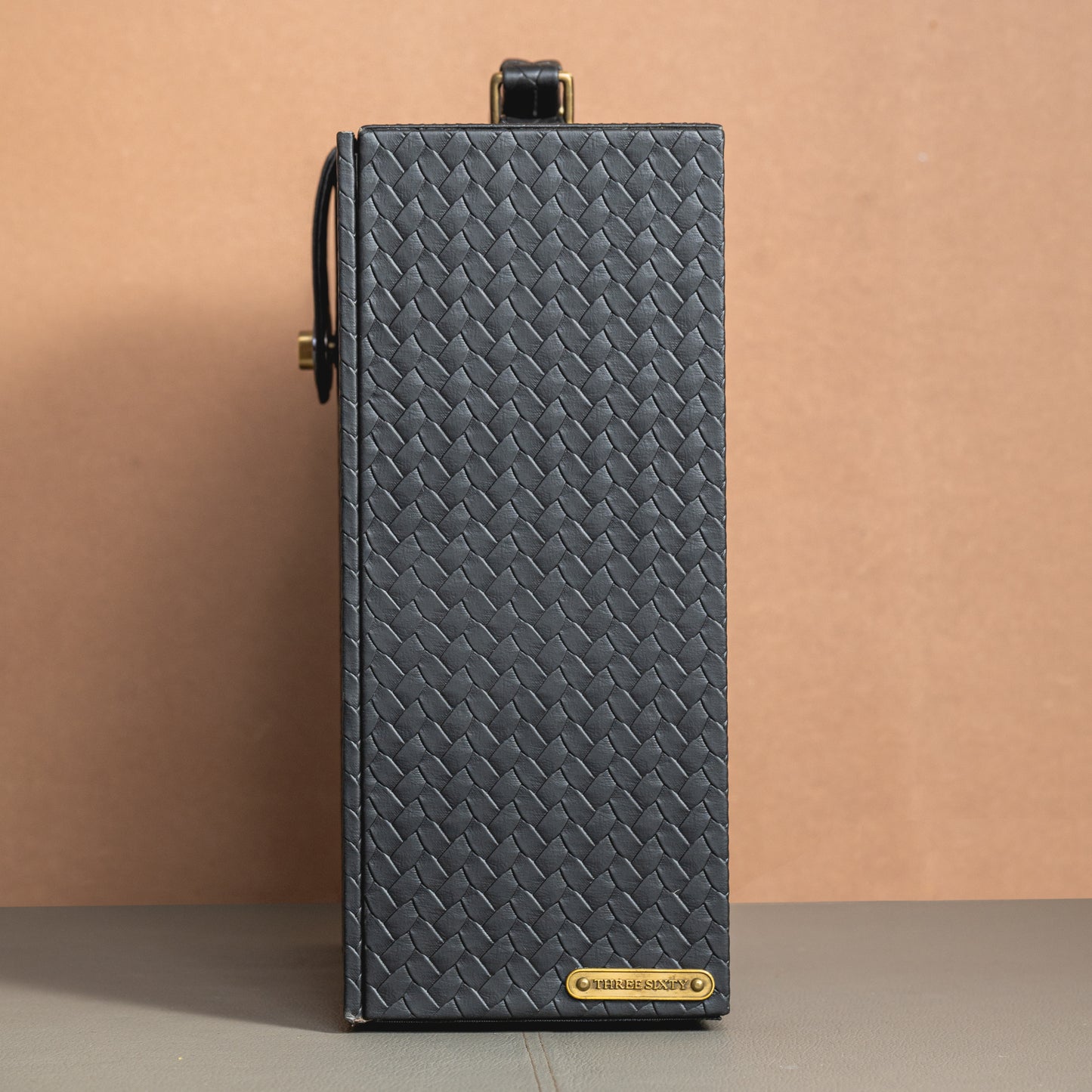 Briefcase Portable Bar Black