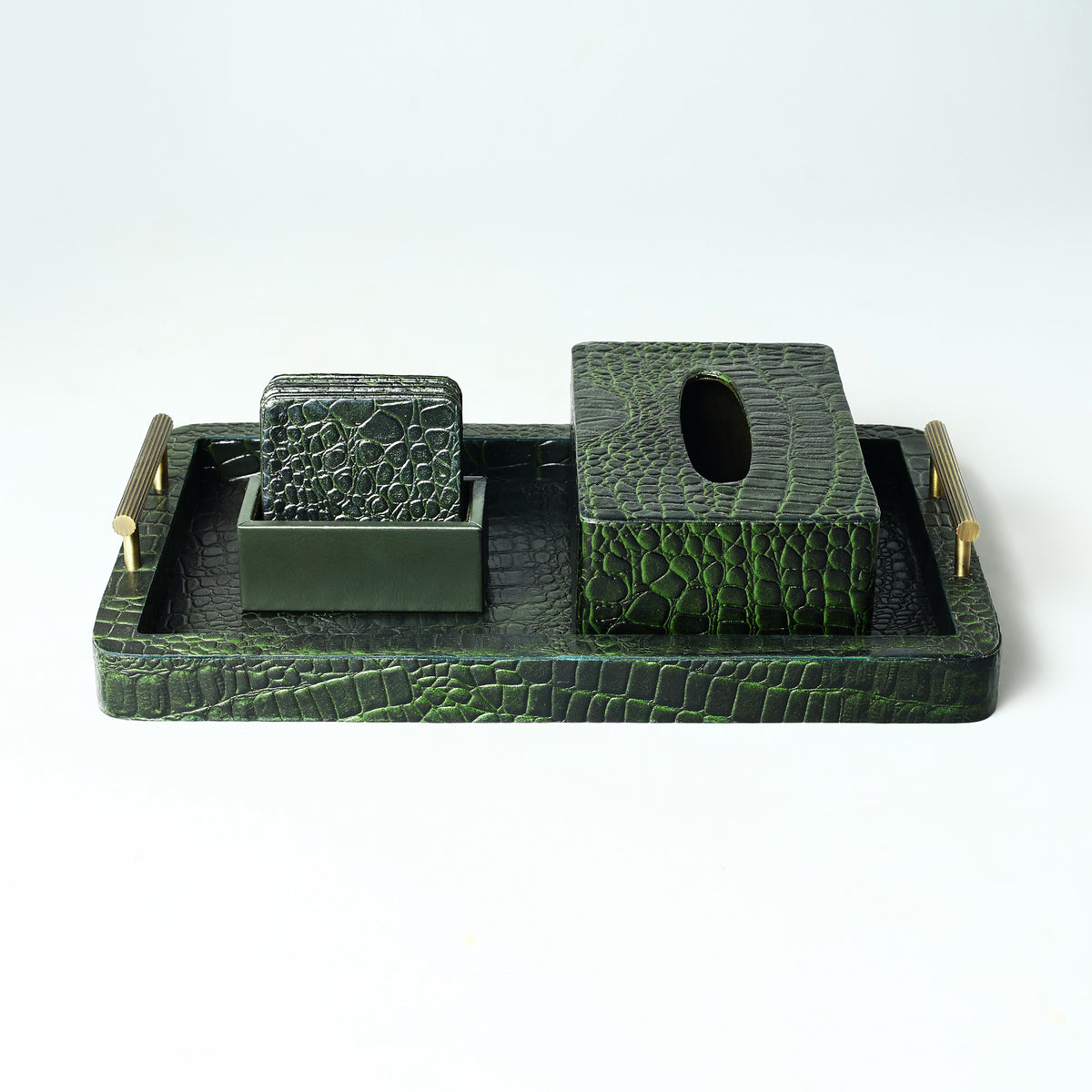 Arden Tabletop Set Rectangle Green