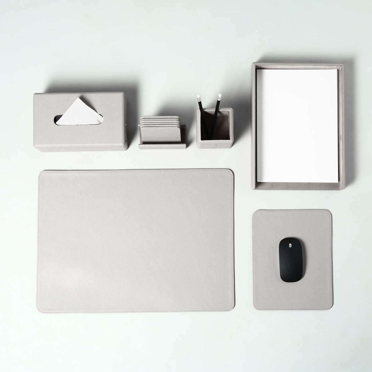 Windsor Desktop Set Grey