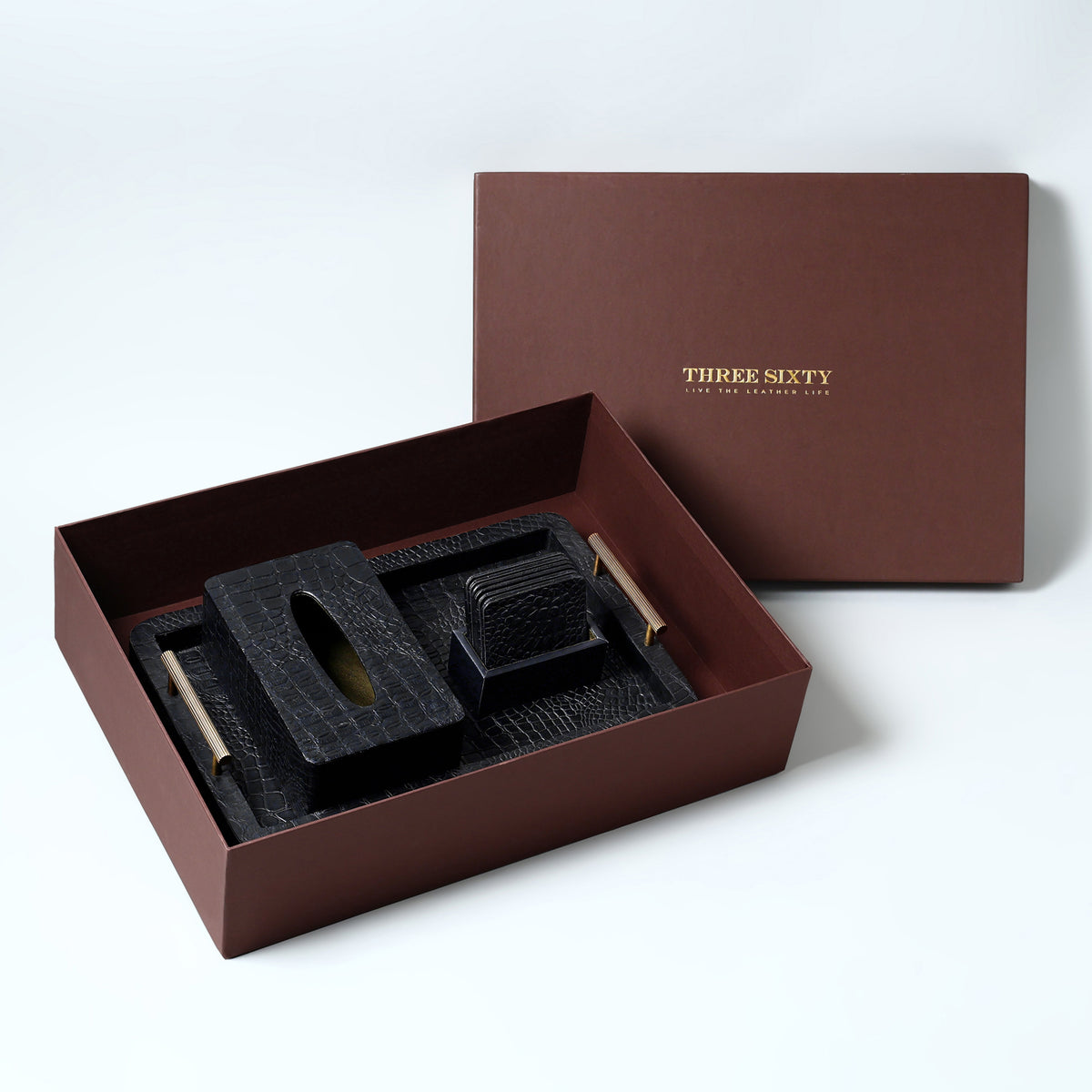 Arden Tabletop Set Rectangle Black