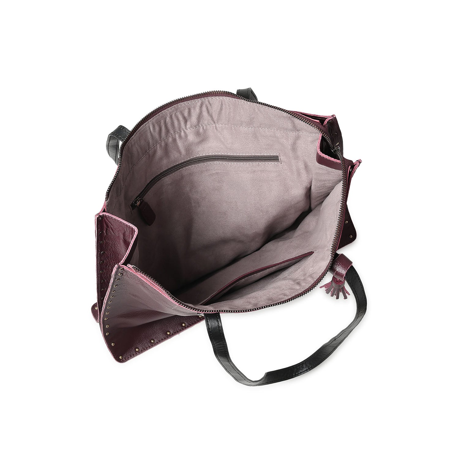 Ines Tote Bag Burgundy