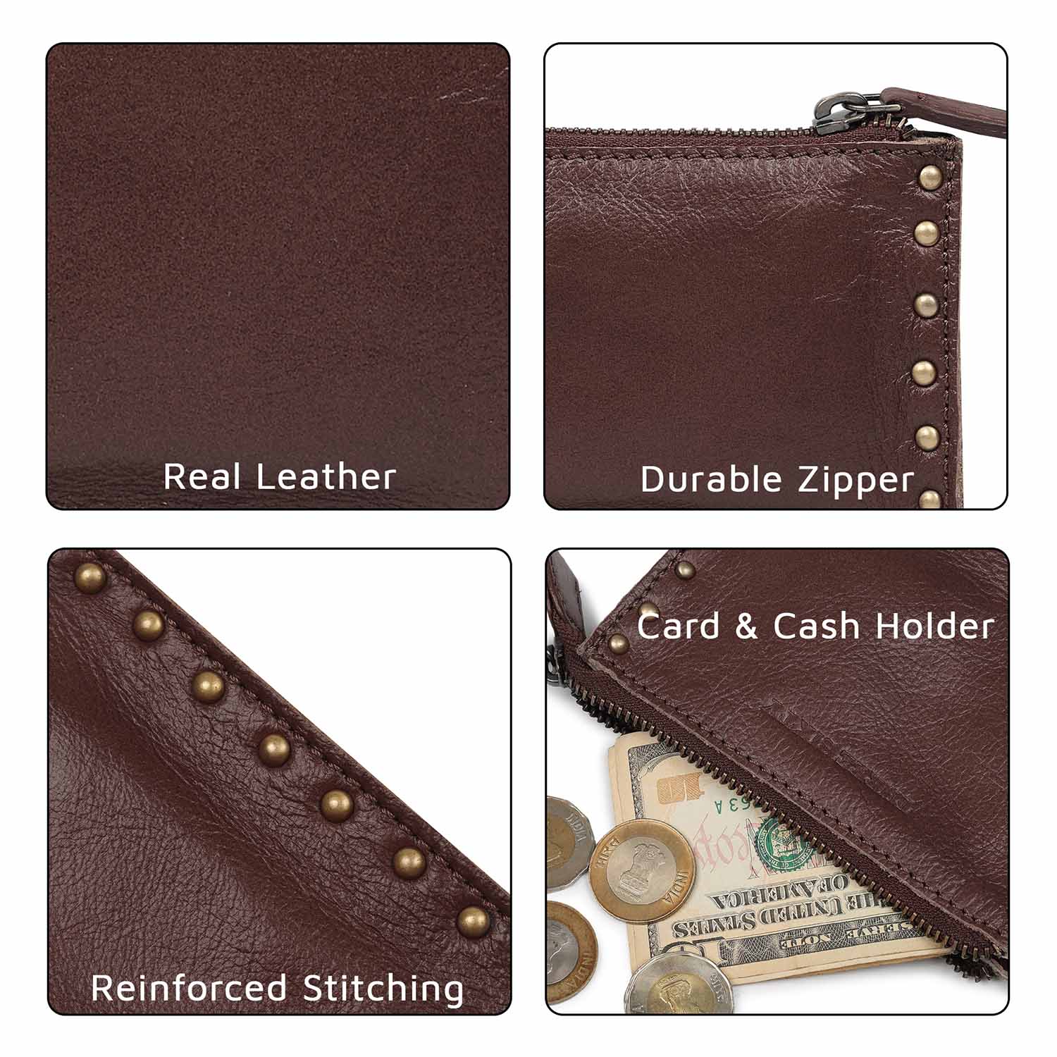 Ines Utility Pouch Cognac