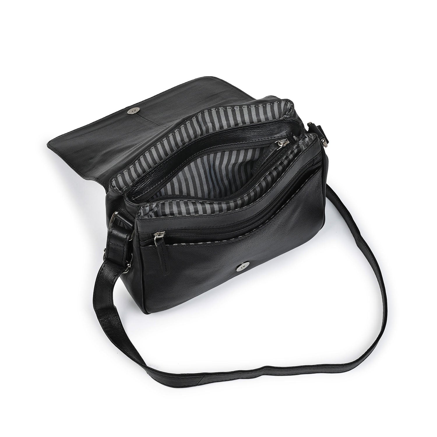 Kensington Messenger Bag Black