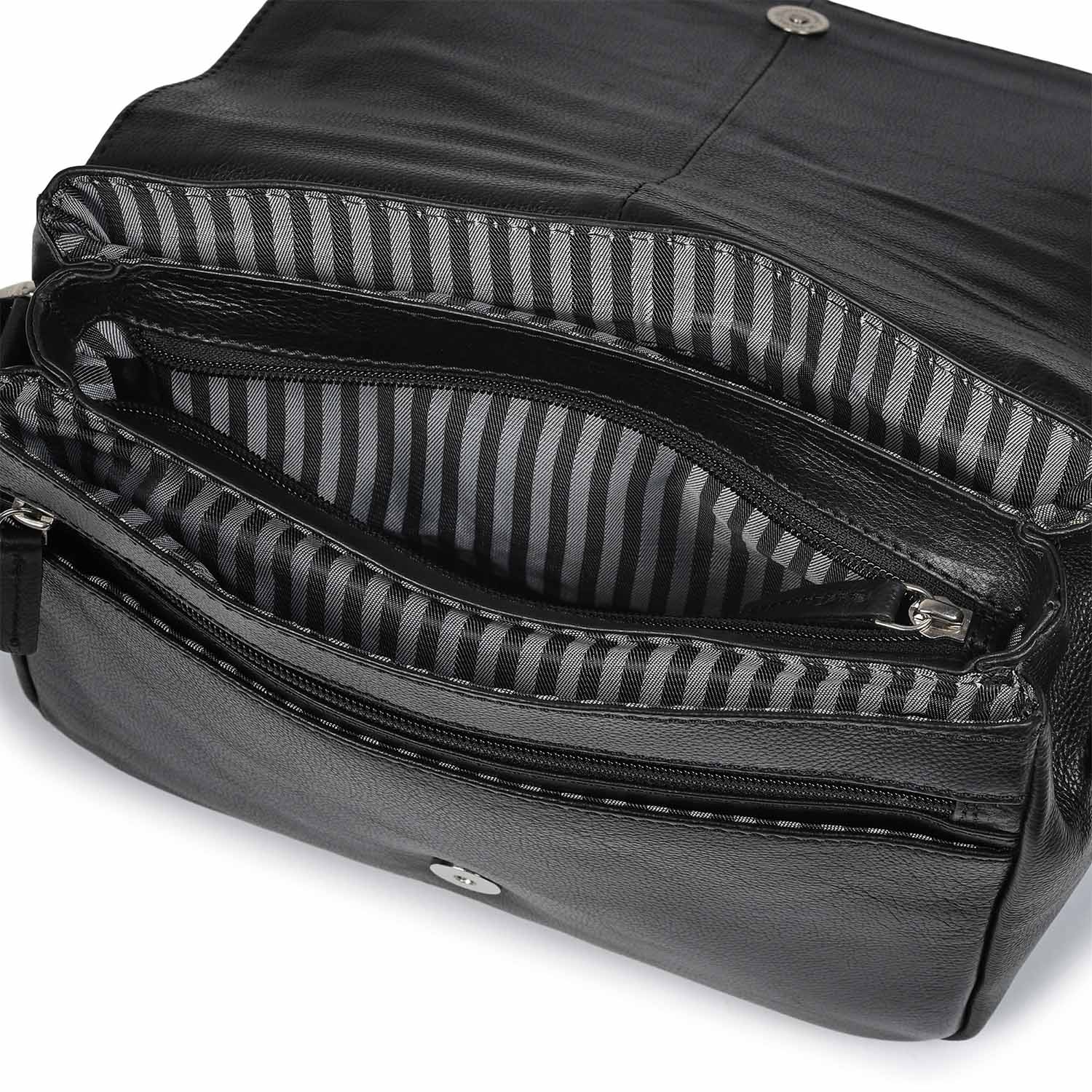 Kensington Messenger Bag Black