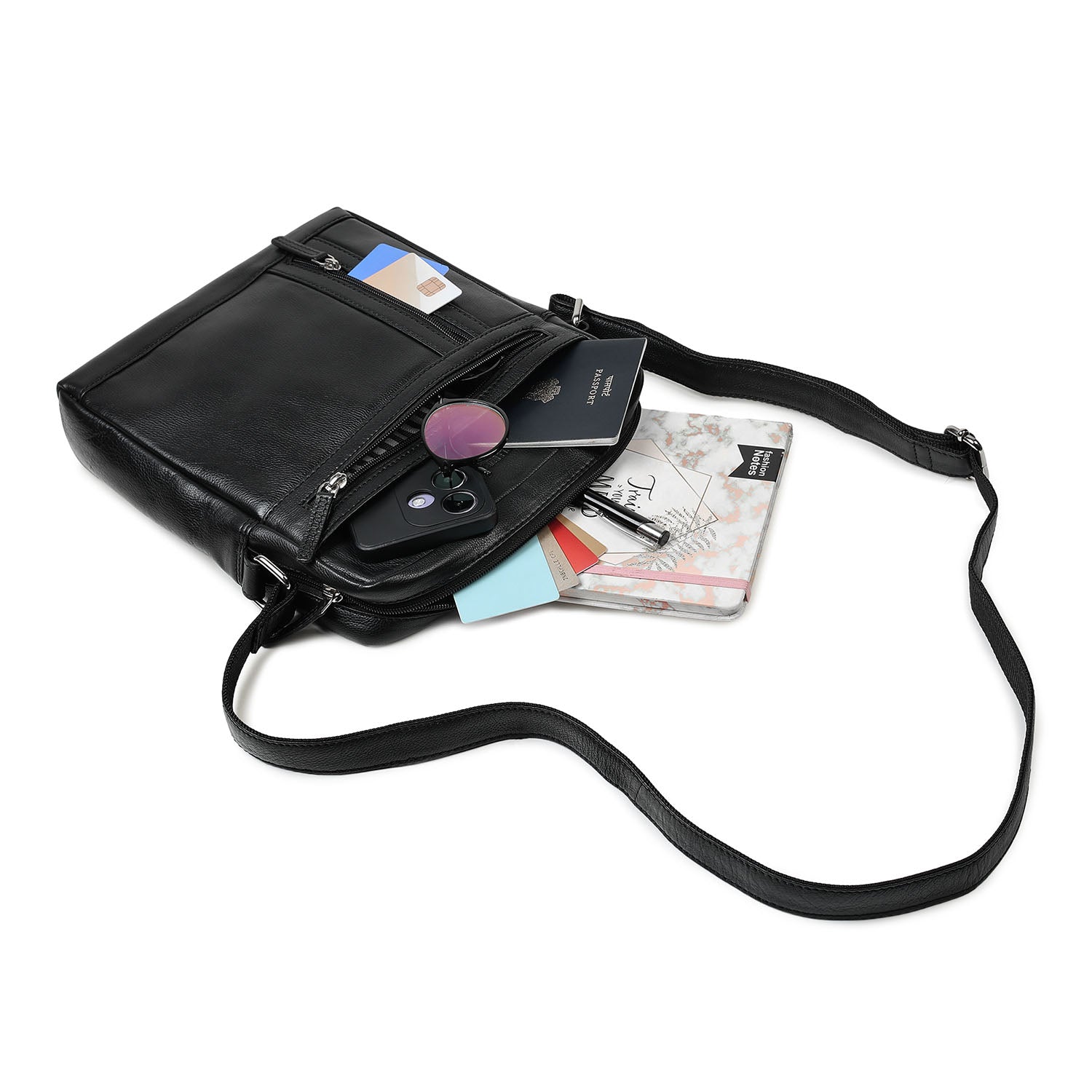 Kingsley Crossbody Bag Black