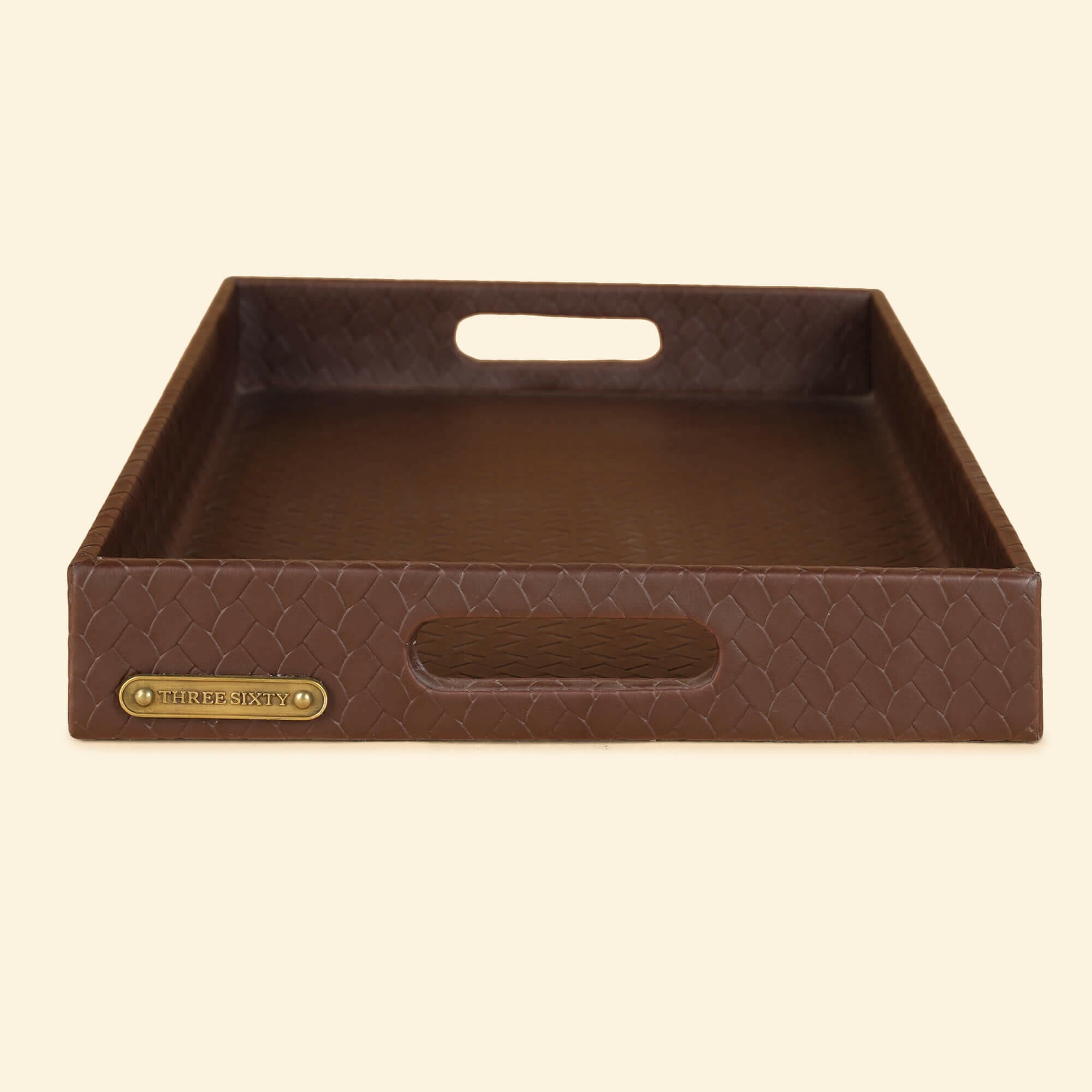 Entwine Large Multipurpose Tray Brown