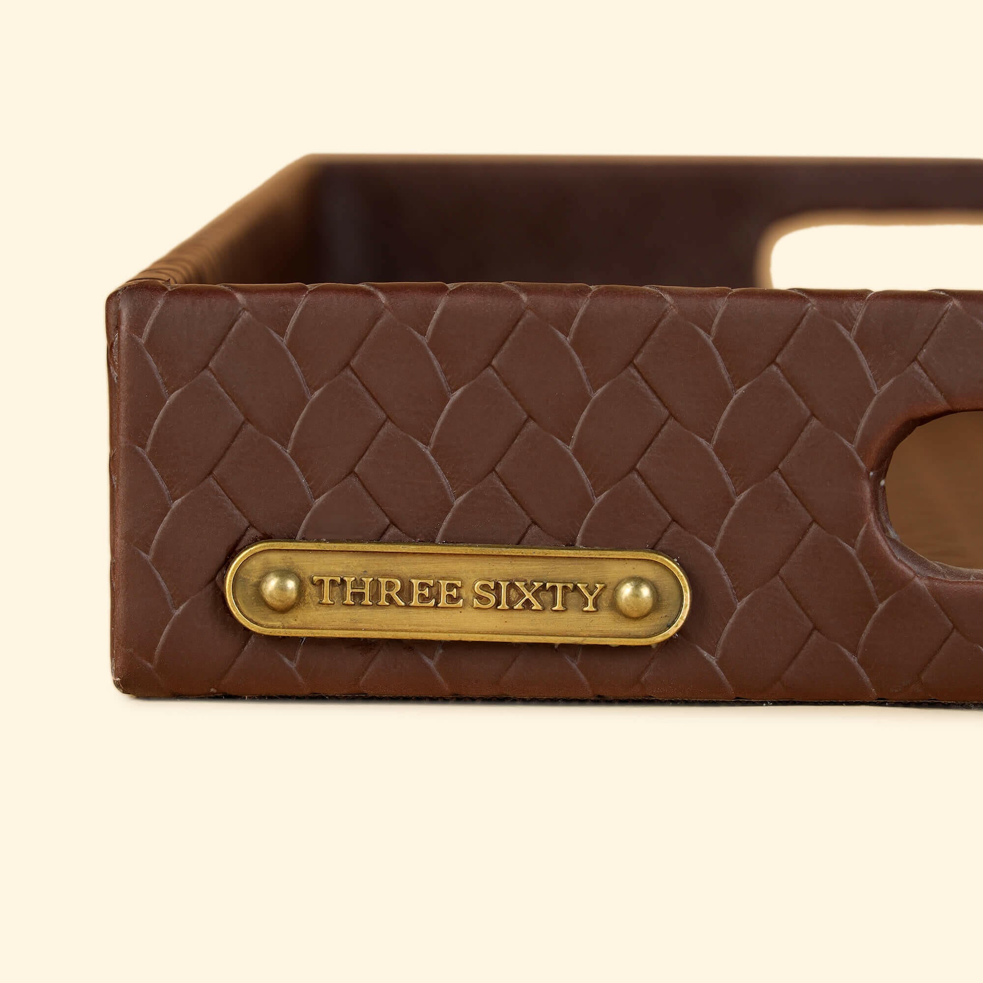 Entwine Large Multipurpose Tray Brown
