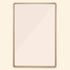 Leather Mirror in Taupe Colour