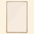 Leather Mirror in Taupe Colour