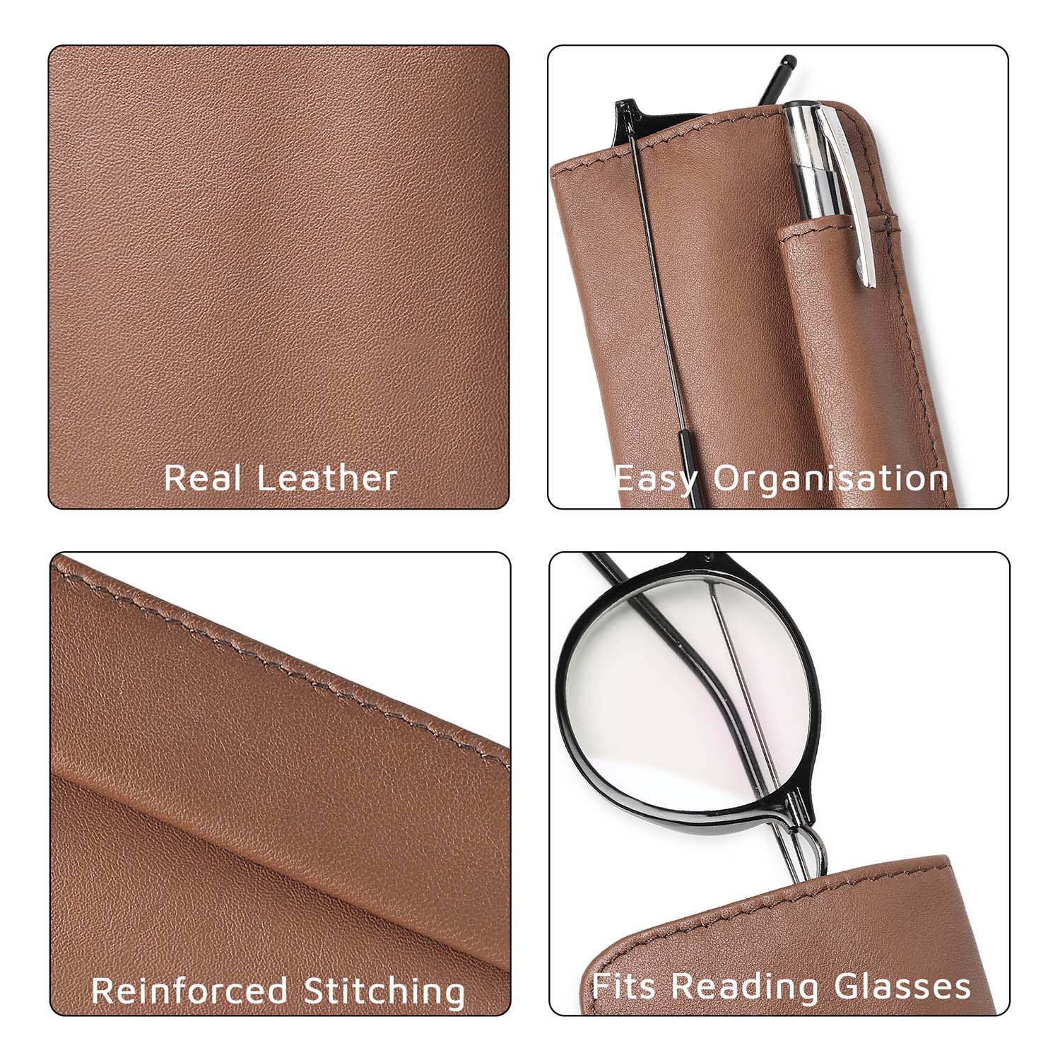 Ledger Eyewear Sleeve Tan