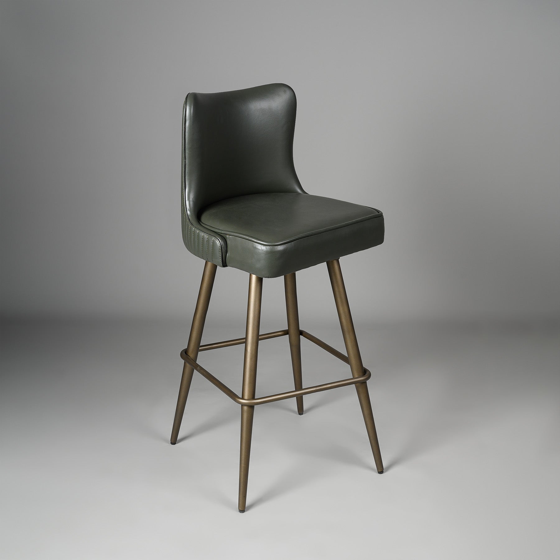 Linea Bar Stool Antique Legs Green