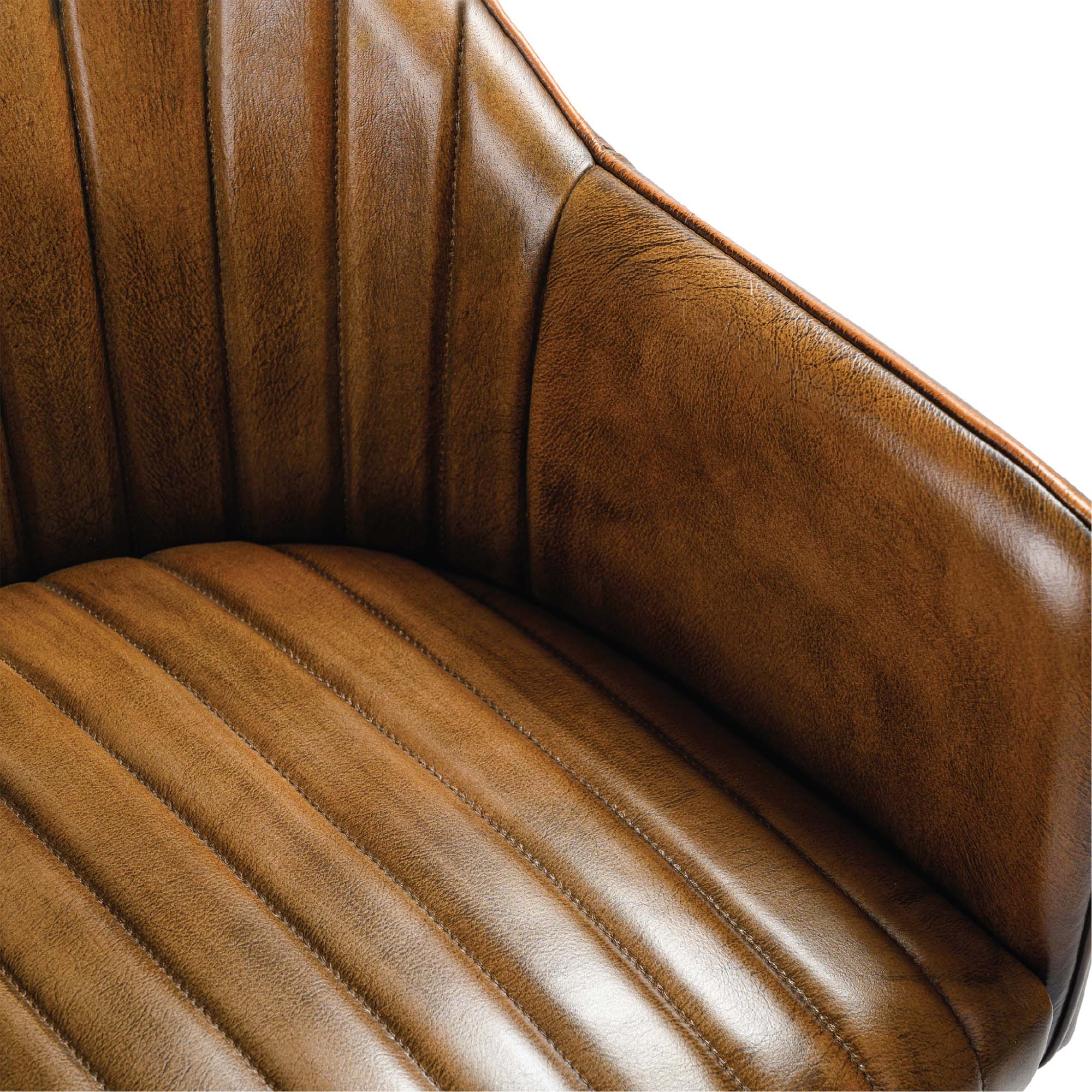 Linea Barrel Back Chair Brown