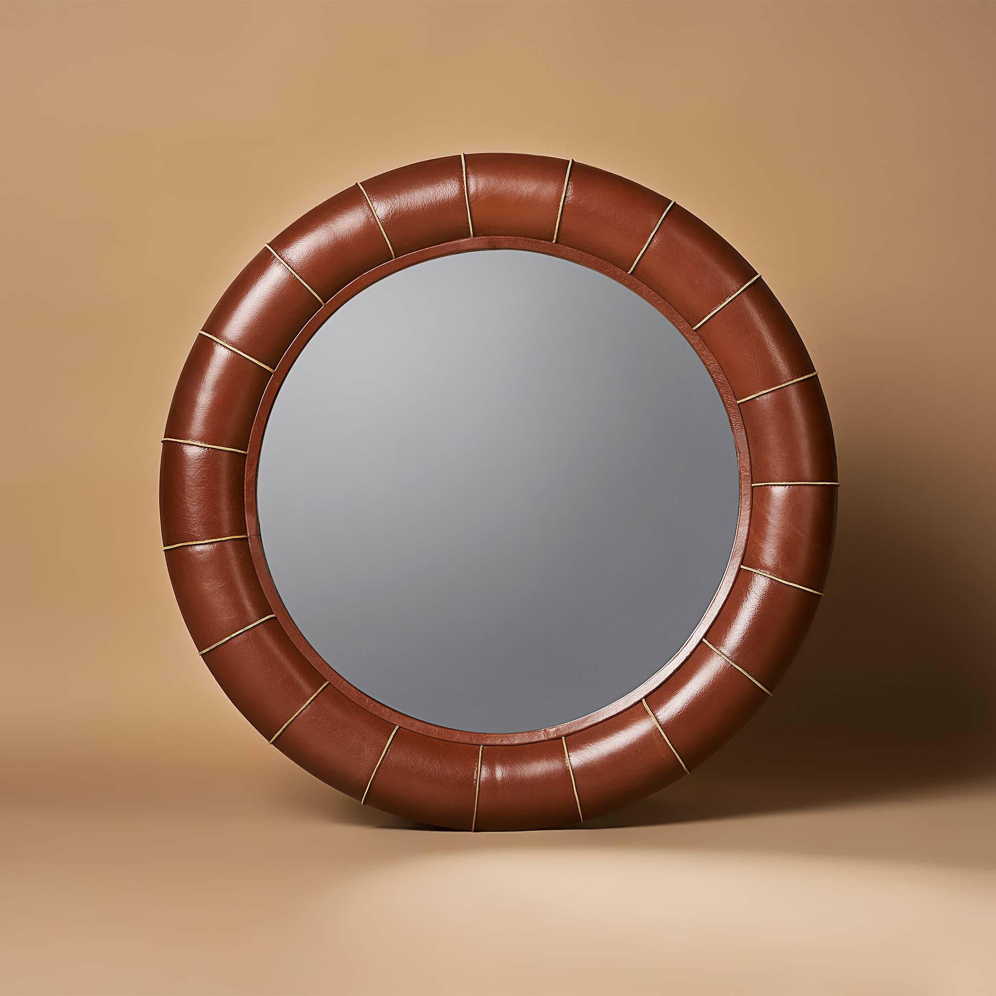 Linear Mirror Cognac