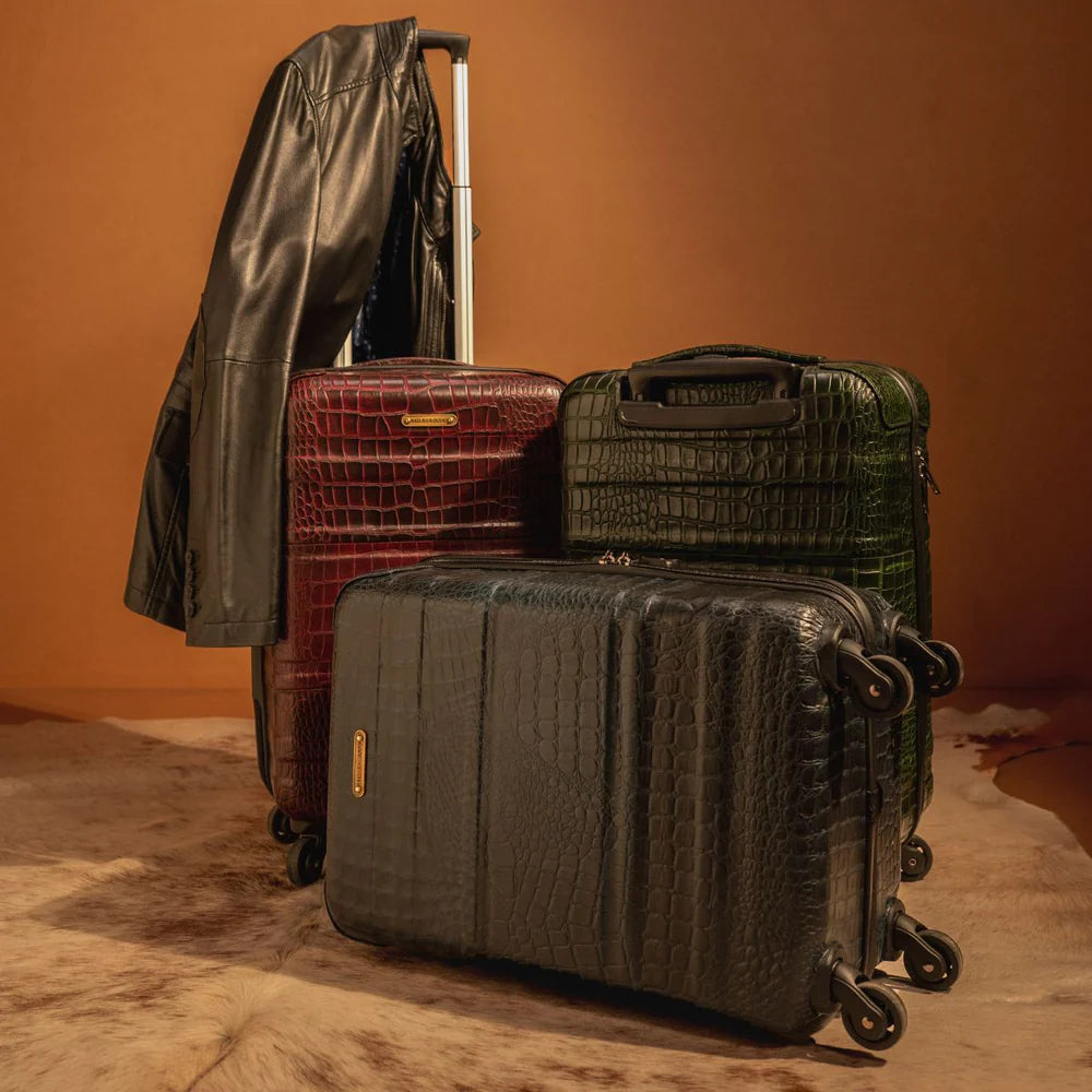 Buy Leather Trolley Bag Online in India Three Sixty