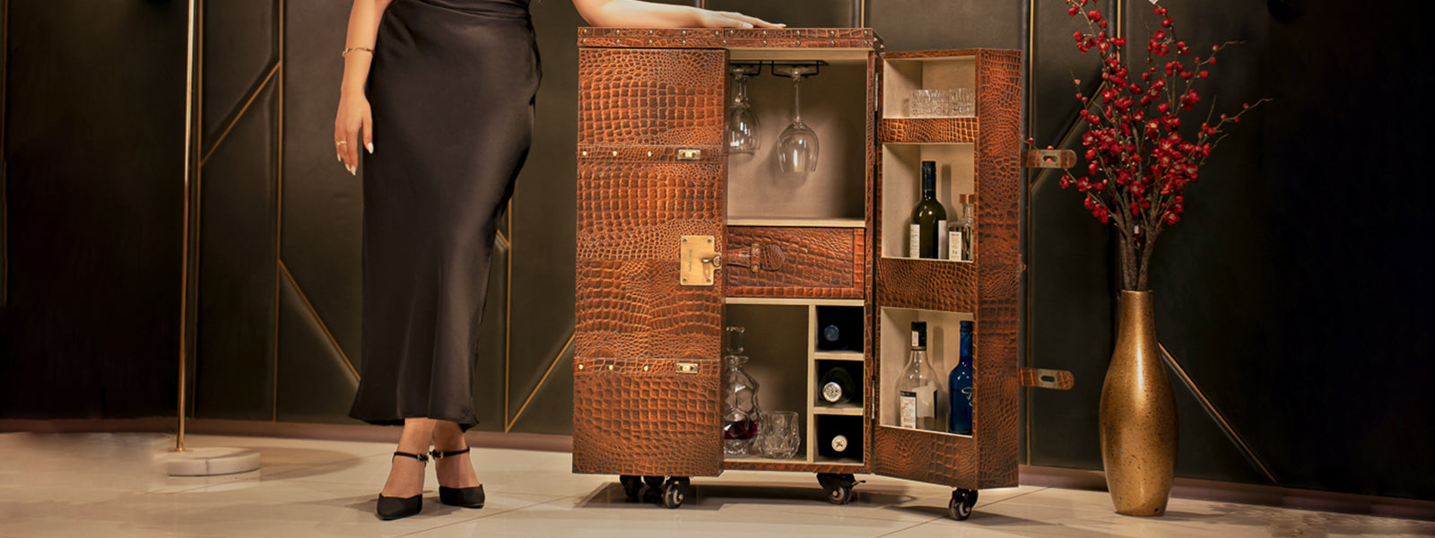 Medium Bar Cabinets