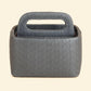 Multipurpose Caddy Grey | Vegan Leather Desk Organizers