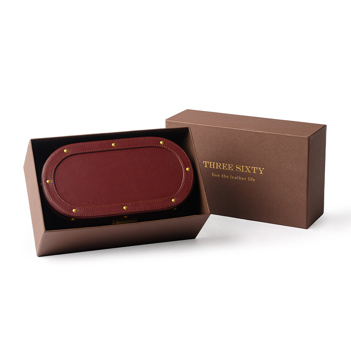 Orna Jewelry Box Burgundy