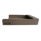 Paper Tray A4 in Faux Leather Beige