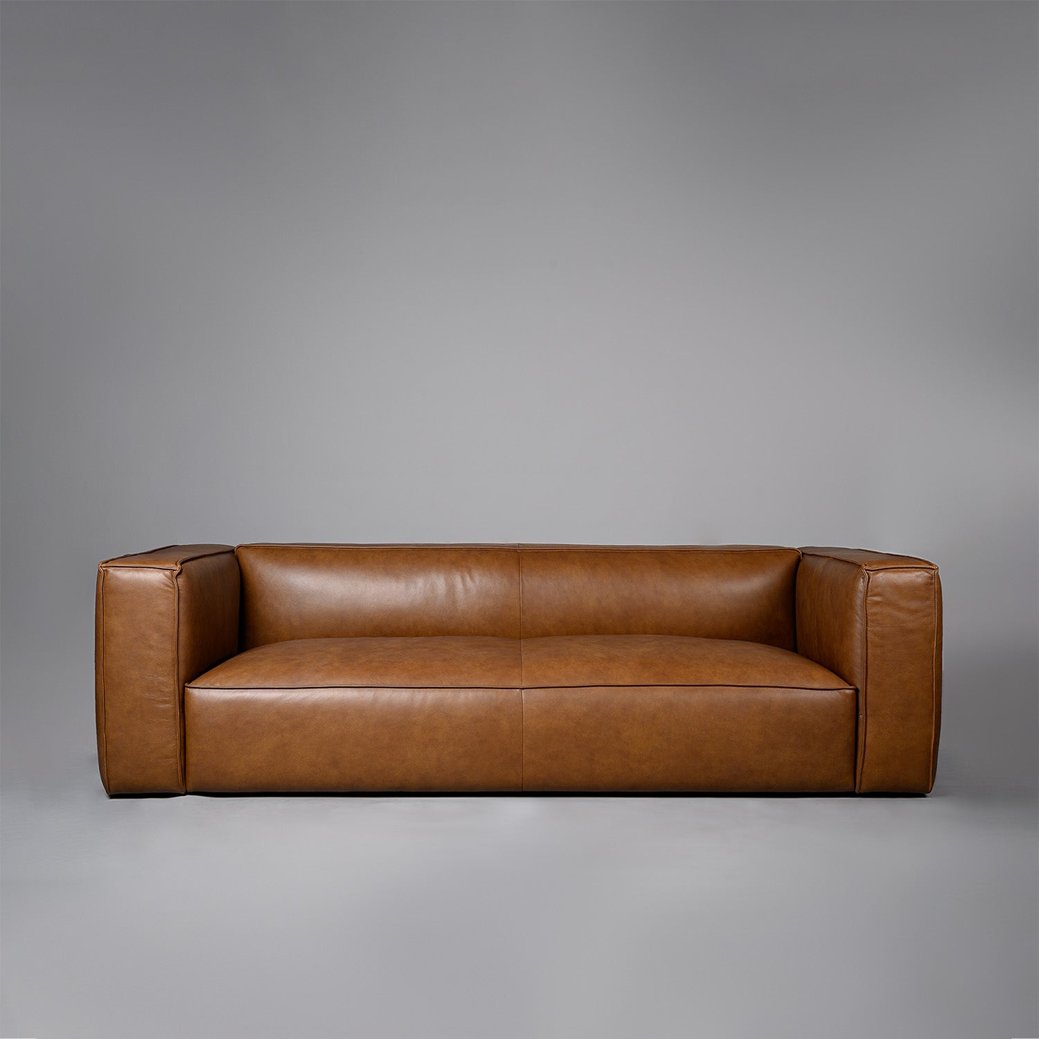 Praya Three Seater Sofa Brown