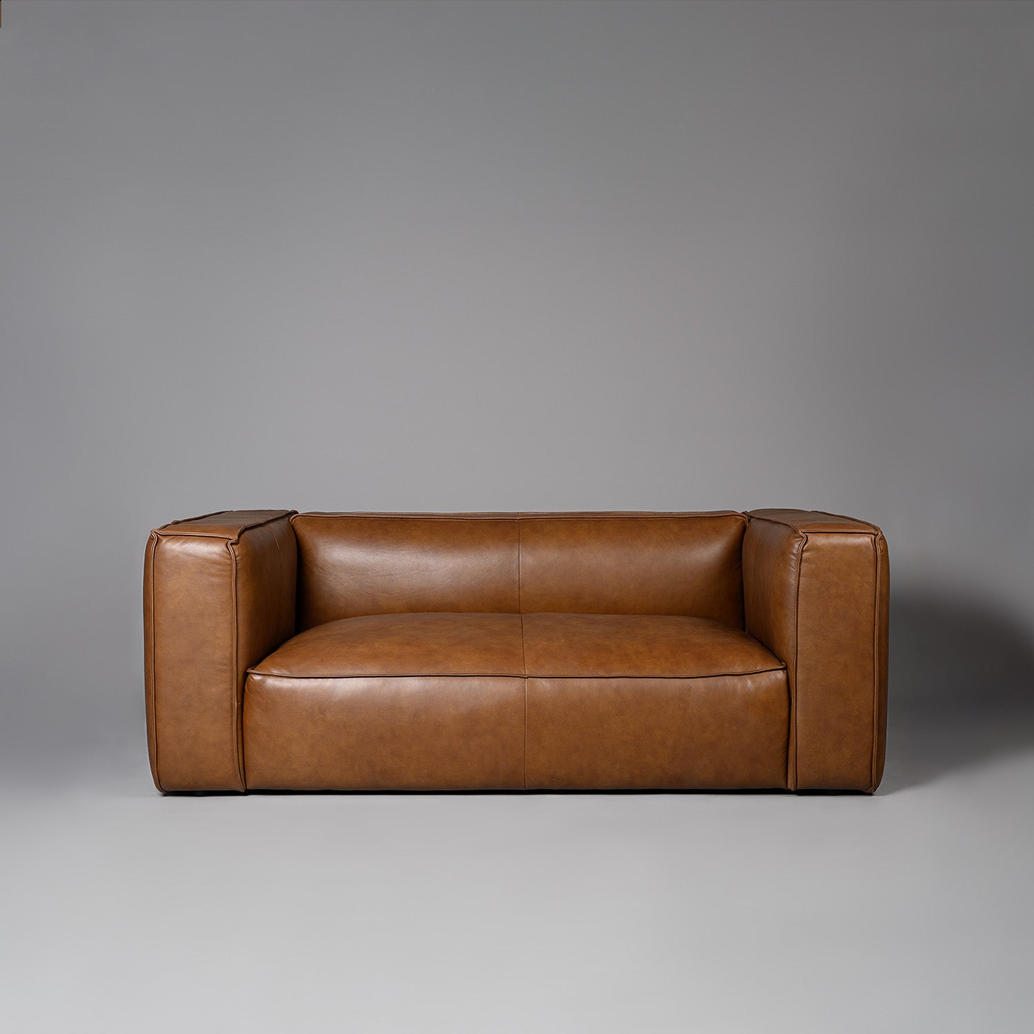 Praya Two Seater Sofa Brown