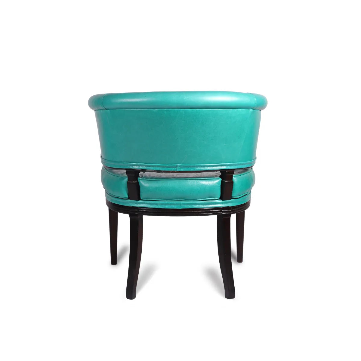 Premium Genuine Leather Chair In Green Colour