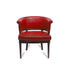 Premium Genuine Leather Chair In Red Colour