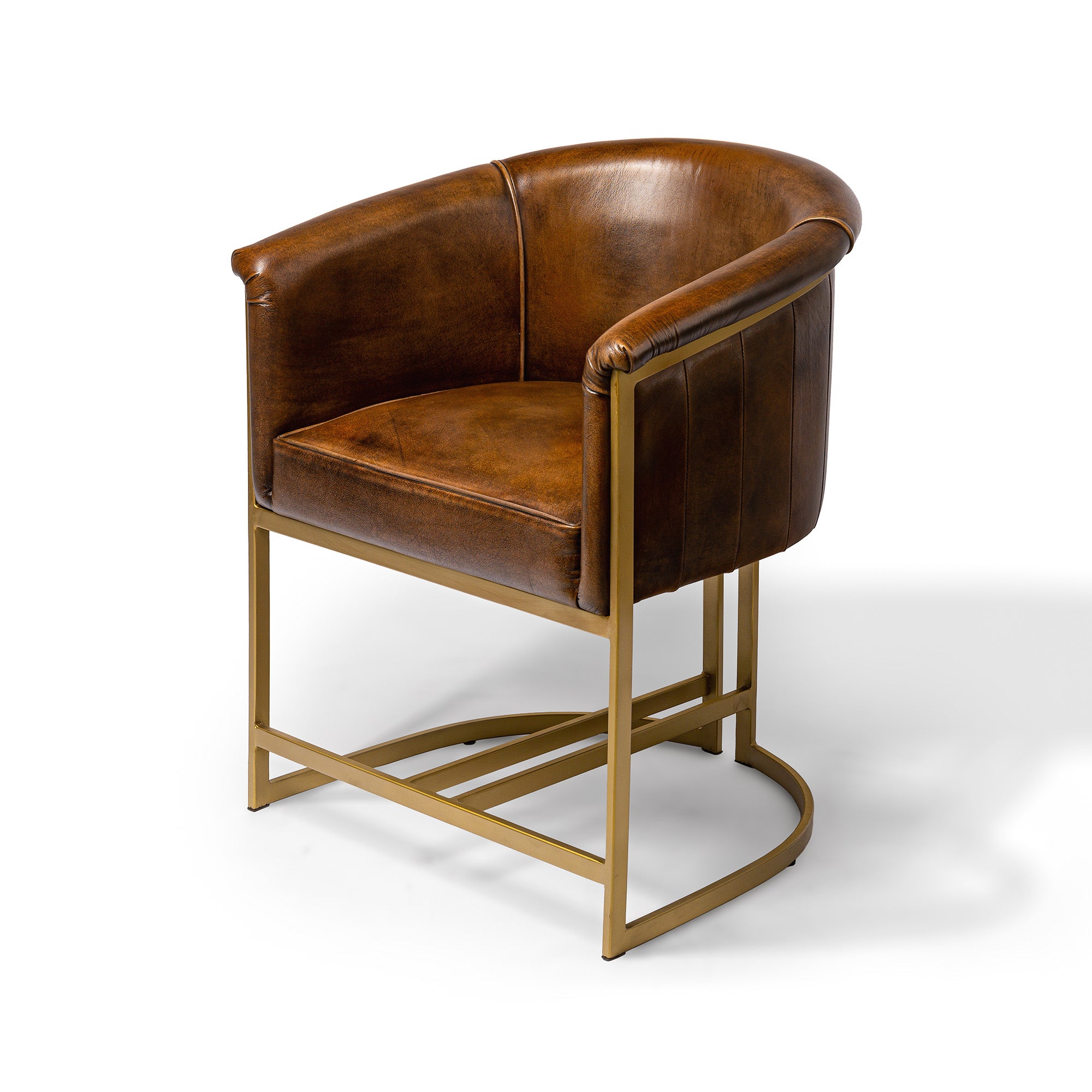 Rayal Barrel Chair Tan