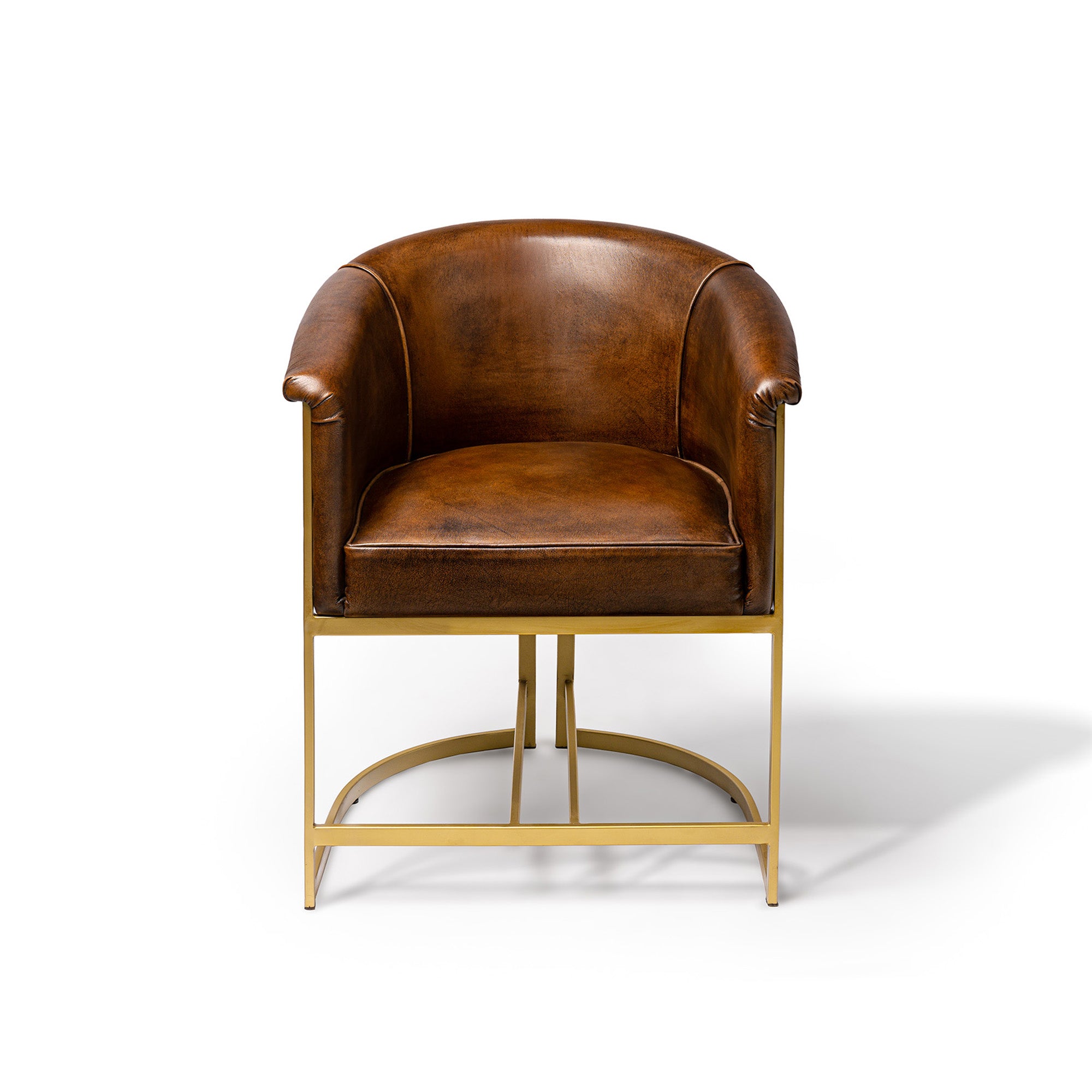Rayal Barrel Chair Tan