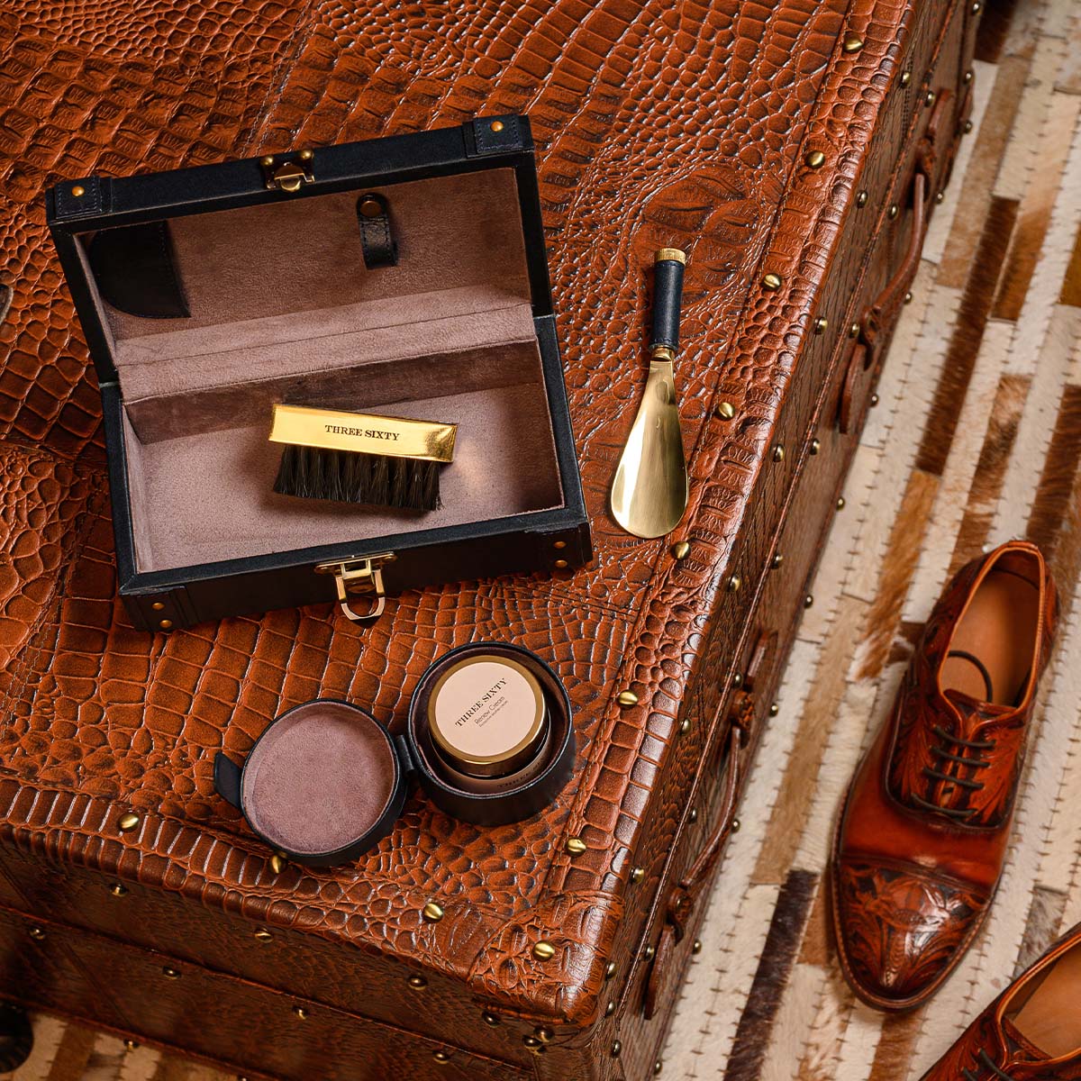 Savvy Shoe Care Kit Blue