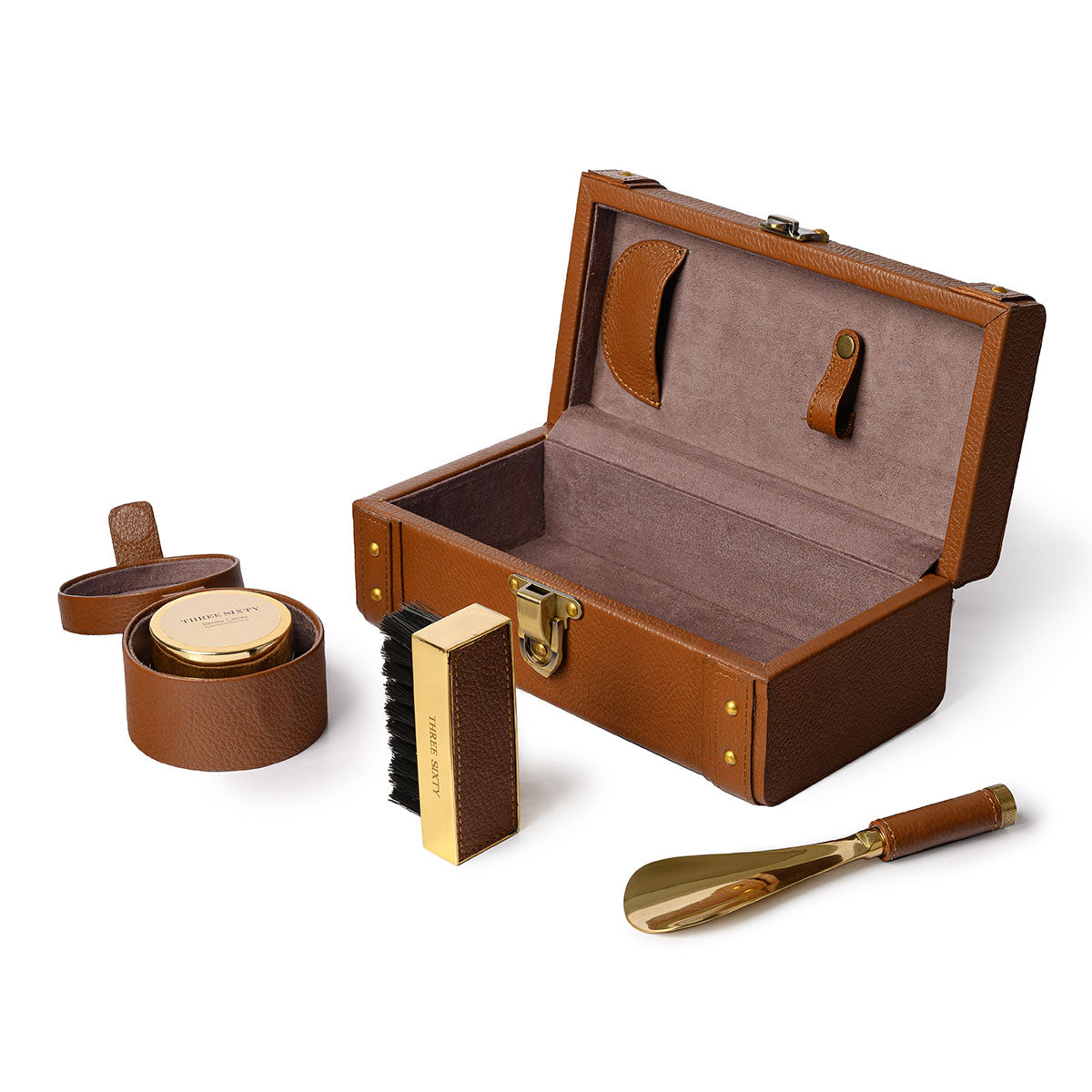 Savvy Shoe Care Kit Tan