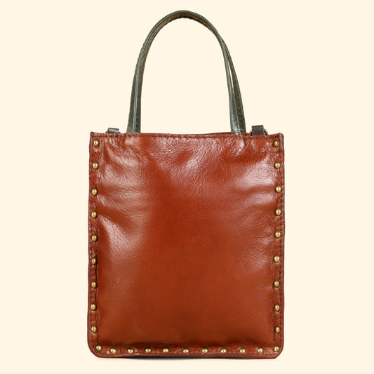 Ines Sling Bag - Genuine Waxy Leather Cognac