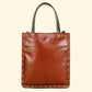 Ines Sling Bag - Genuine Waxy Leather Cognac
