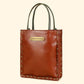 Ines Sling Bag - Genuine Waxy Leather Cognac