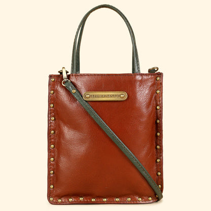 Ines Sling Bag - Genuine Waxy Leather Cognac