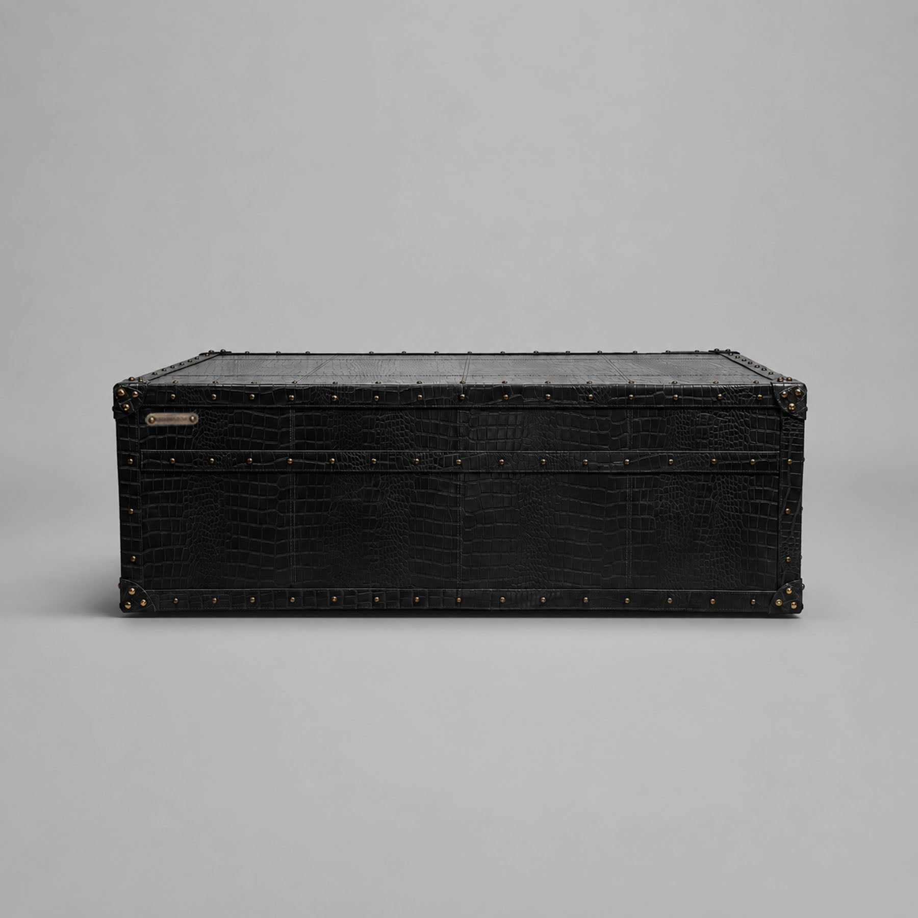Stateroom Trunk Coffee Table Black