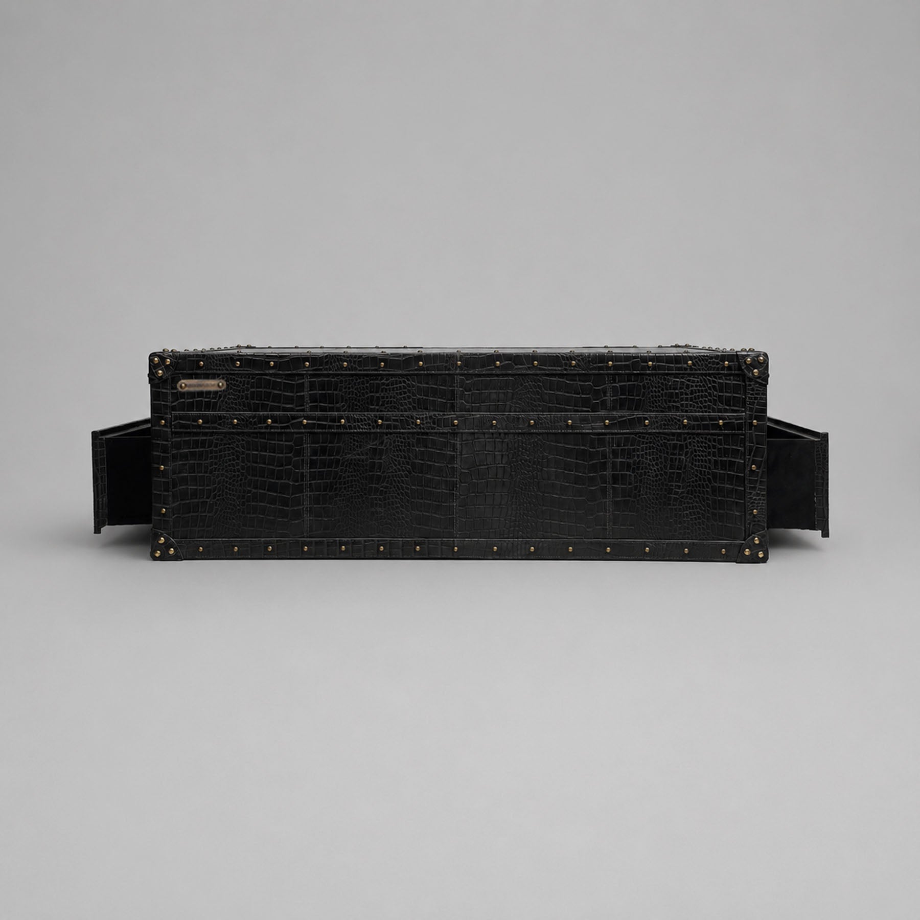 Stateroom Trunk Coffee Table Black
