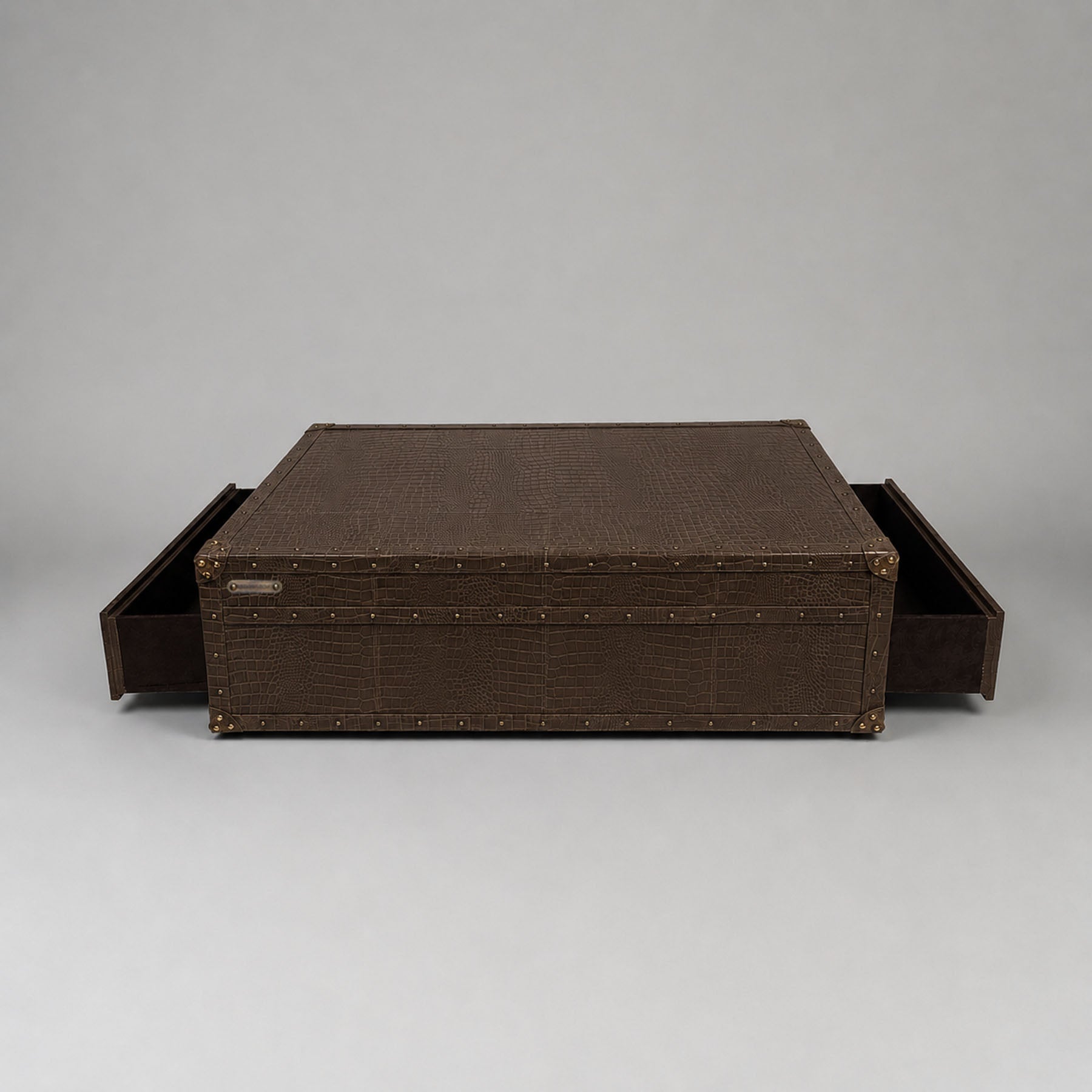 Stateroom Trunk Coffee Table Brown