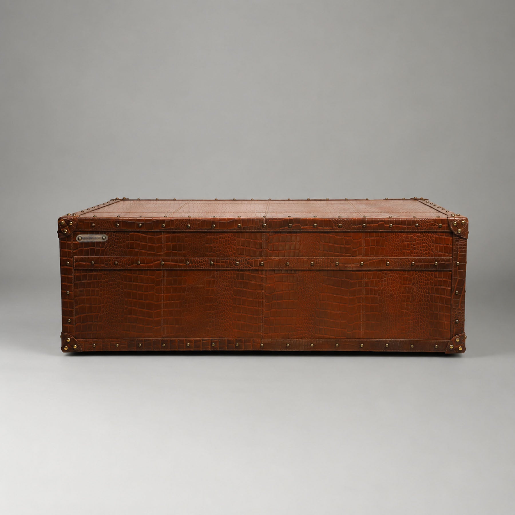 Stateroom Trunk Coffee Table Tan